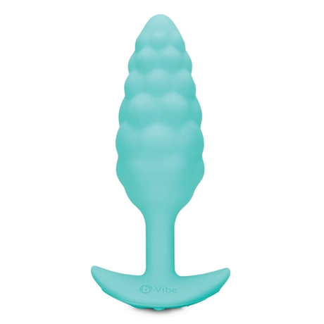 b-Vibe Bump Texture Plug — Mint Textured Vibrating Plug, 10.5 cm - BV7657
