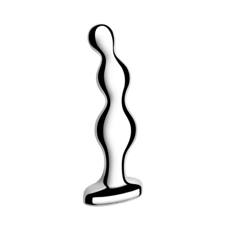b-Vibe Stainless Steel Anal Beads — 5.08 in, 480 g - BV8994