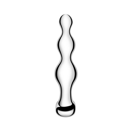 b-Vibe Stainless Steel Anal Beads — 5.08 in, 480 g - BV8994