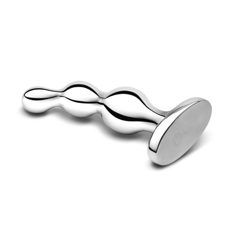 b-Vibe Stainless Steel Anal Beads — 5.08 in, 480 g - BV8994