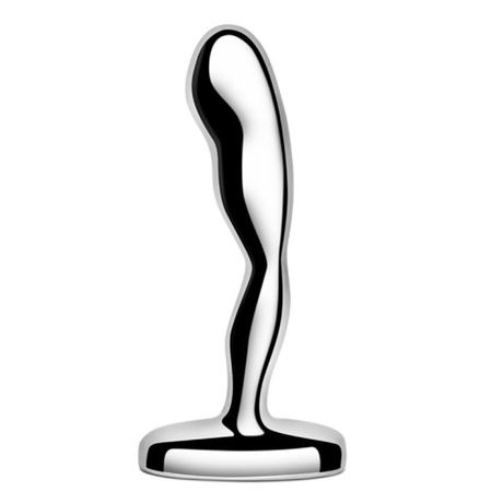 b-Vibe Stainless Steel Prostate Plug, 300 g Curved - BV9007