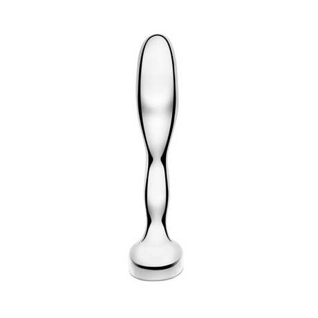 b-Vibe Stainless Steel Prostate Plug, 300 g Curved - BV9007