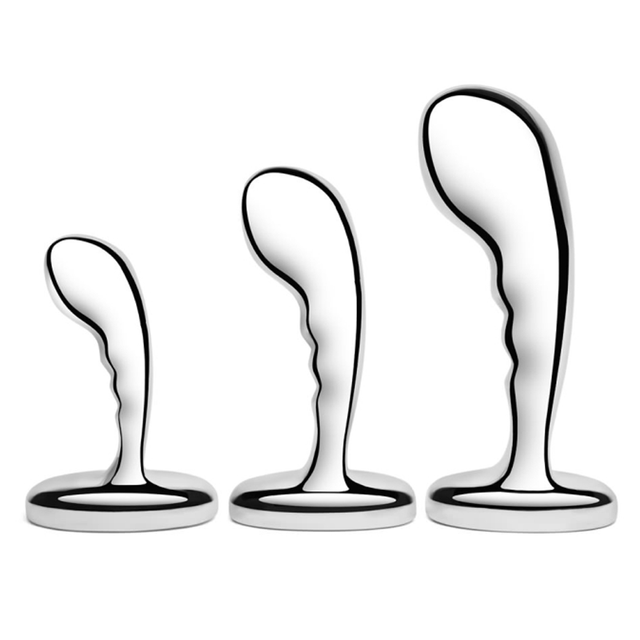 b-Vibe Stainless Steel P-Spot Training Set (3-Piece) - BV9014