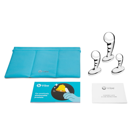 b-Vibe Stainless Steel P-Spot Training Set (3-Piece) - BV9014