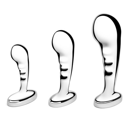 b-Vibe Stainless Steel P-Spot Training Set (3-Piece) - BV9014
