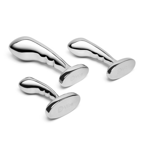 b-Vibe Stainless Steel P-Spot Training Set (3-Piece) - BV9014