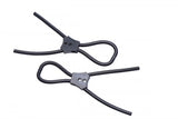 XR Brands Vigor II Electro Stim Cock & Balls Ties with Frenum Loop - ZE-AE596