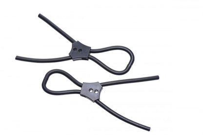 Vigor II Electro Stim Cock and Balls Ties & Frenum Electro Stimulator by XR Brands