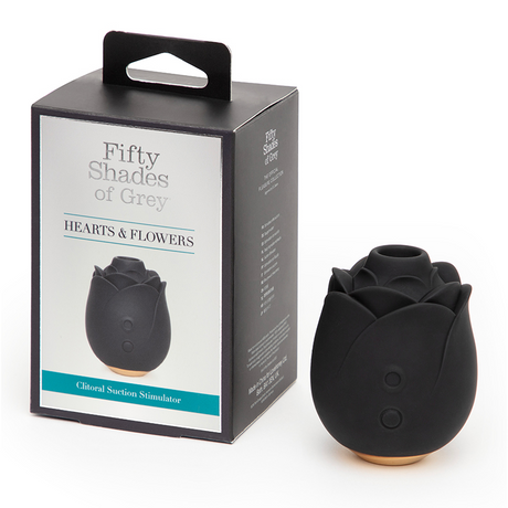 Fifty Shades of Grey Black Rose Clitoral Vibrator - FS5094