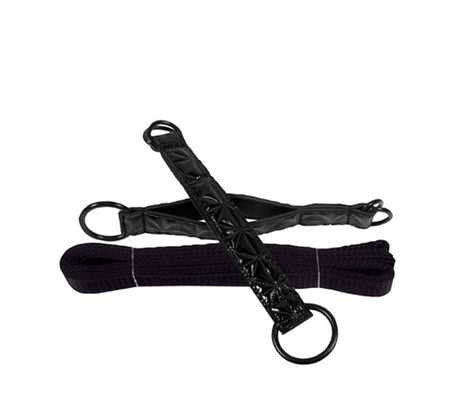 "Sinful Bed Restraint Straps - Black NSN1228-13"