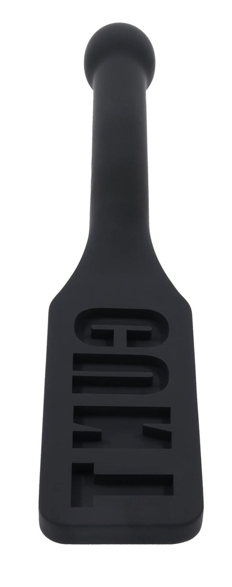 Sportsheets Edge Silicone Paddle — Lettered Head, Metal Handle - SP0566