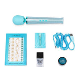 LE Wand Petite Wand Vibrator — All That Glimmers Set (Blue) - LW5576