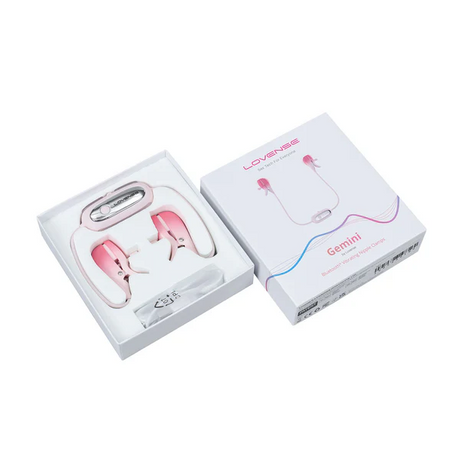 Lovense Gemini Adjustable Vibrating Nipple Clamps - LS0098