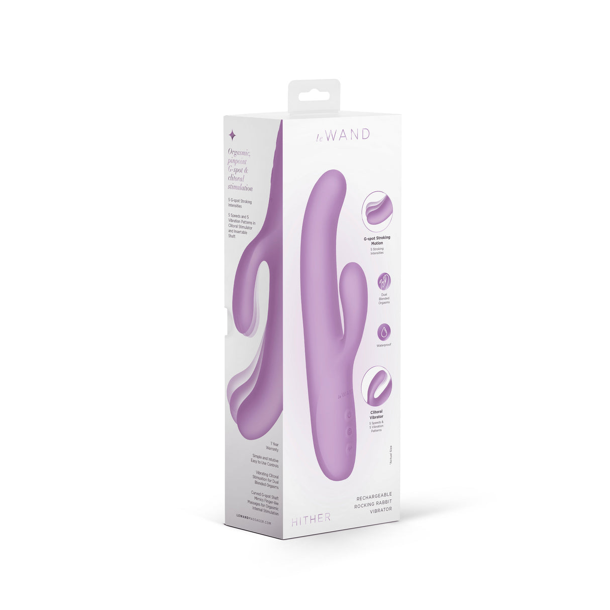 LE Wand Hither Rabbit G-Spot Rabbit Vibrator - LW7506