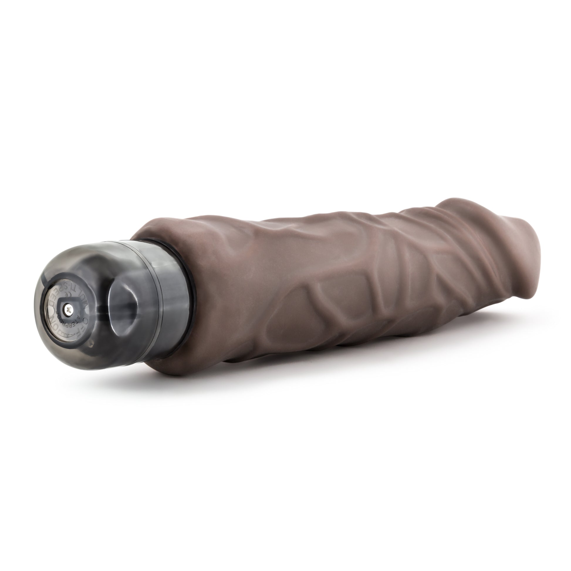 X5 Plus - Hard on Vibrating 9 Inch Dildo - Brown by Blush