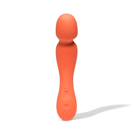 Dame Min Mini Wand Vibrator — Papaya - DM1913