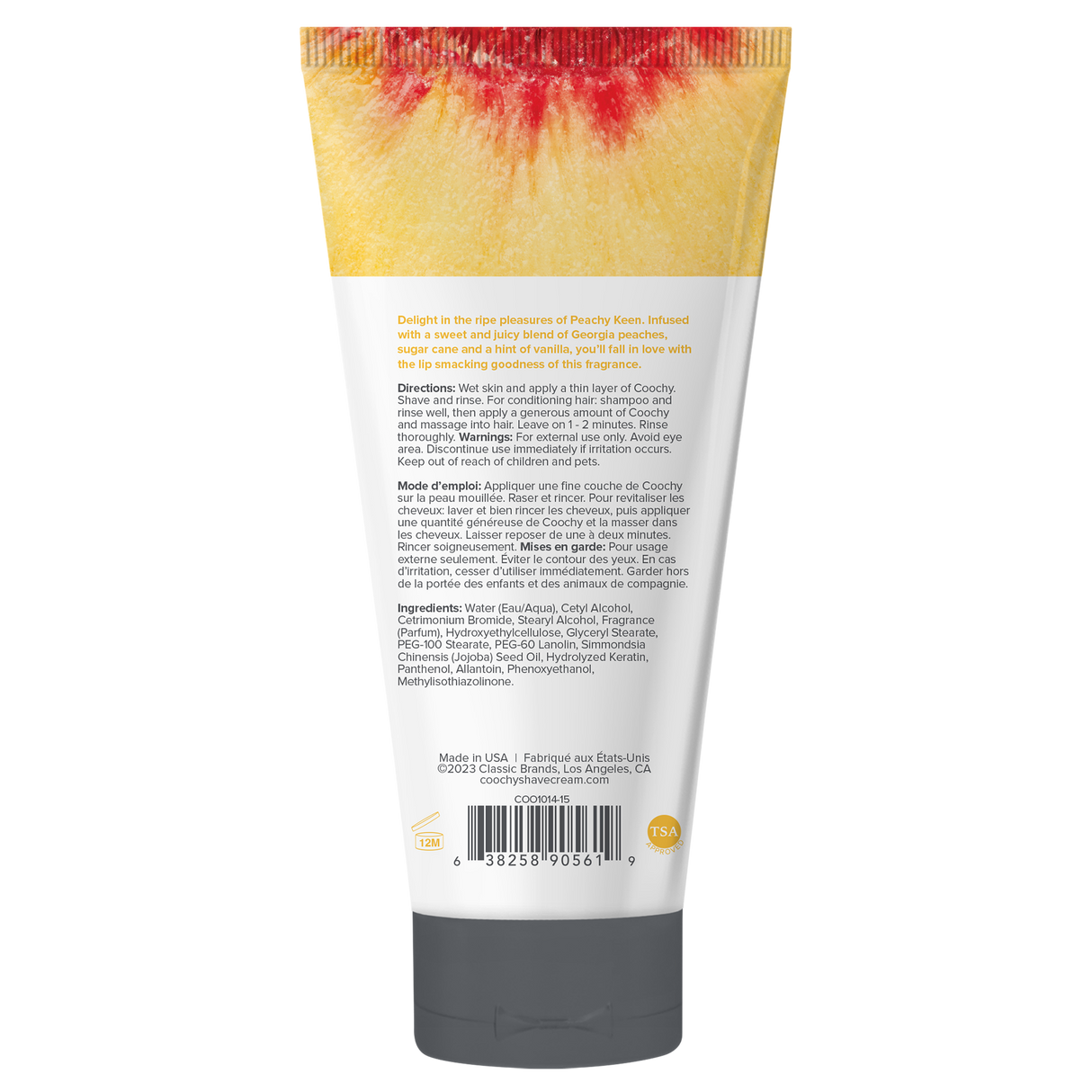 Coochy Peachy Keen Shave Cream — 0.5 fl oz (15 mL) - HP1061