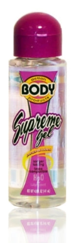 Body Action Supreme Gel Water-Based Lubricant, 4.8 oz - BA-BAS40