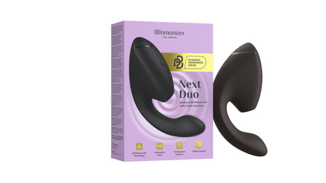 Womanizer Next Duo Dual Clitoral & G‑Spot Stimulator — Black - WZ2270