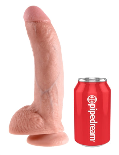 King Cock 9-Inch Cock With Balls - Flesh by Pipedream