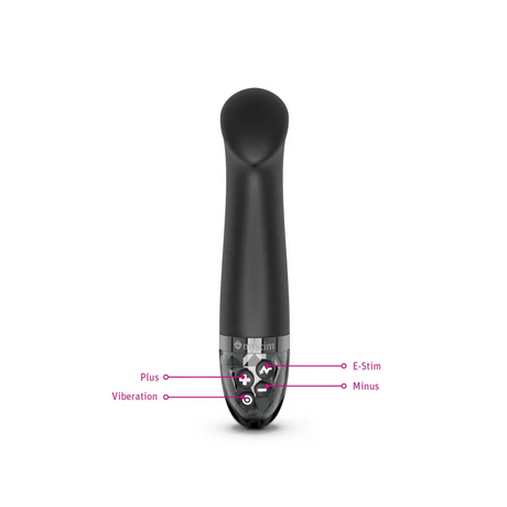 Mystim Right on Ron eStim G-Spot Vibrator, Black - MY5416