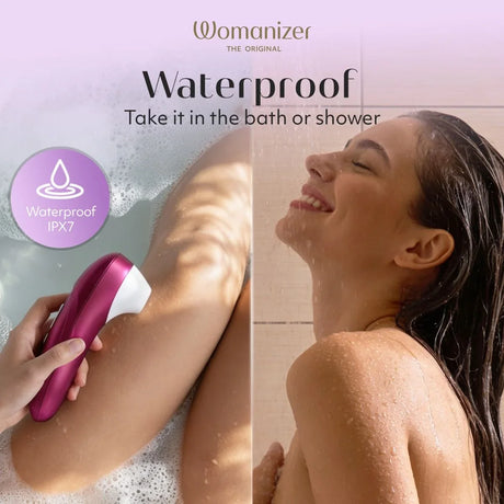Womanizer Pro Clitoral Stimulator — Vibrant Pink - WZ6872