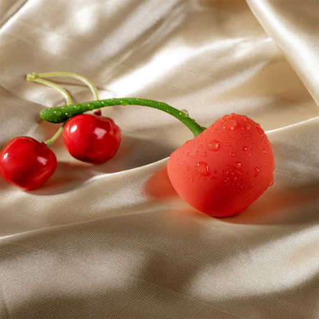 Emojibator Cherry Vibrator — USB Rechargeable, Waterproof - EM6993