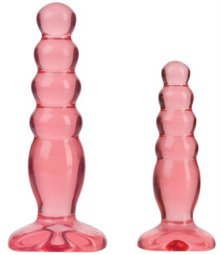 Crystal Jellies Anal Delight Trainer Kit - Pink by Doc Johnson