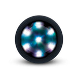 b-Vibe 3.5" Light-Up Butt Plug with Remote — Black - BV4949