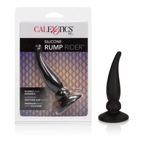 CalExotics Silicone Rump Rider Tapered Anal Plug with Suction Base - SE0414032