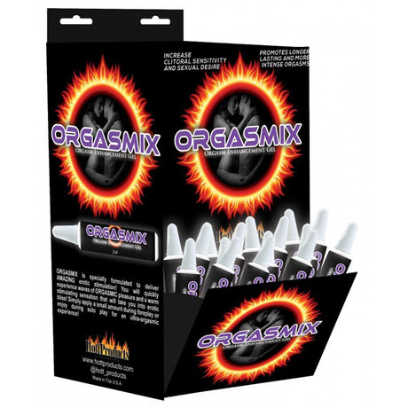 Hott Products Orgasmix Lubricant Tubes — 2 ml, 144-Pack Display - HTP2656D