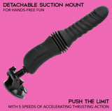 CalExotics Overdrive Waterproof Thruster — Black, Rechargeable Vibrator - SE4445803