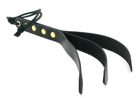 Spartacus Kink Kit — Leather Bondage Set with Blindfold & Slapper - SPK-001