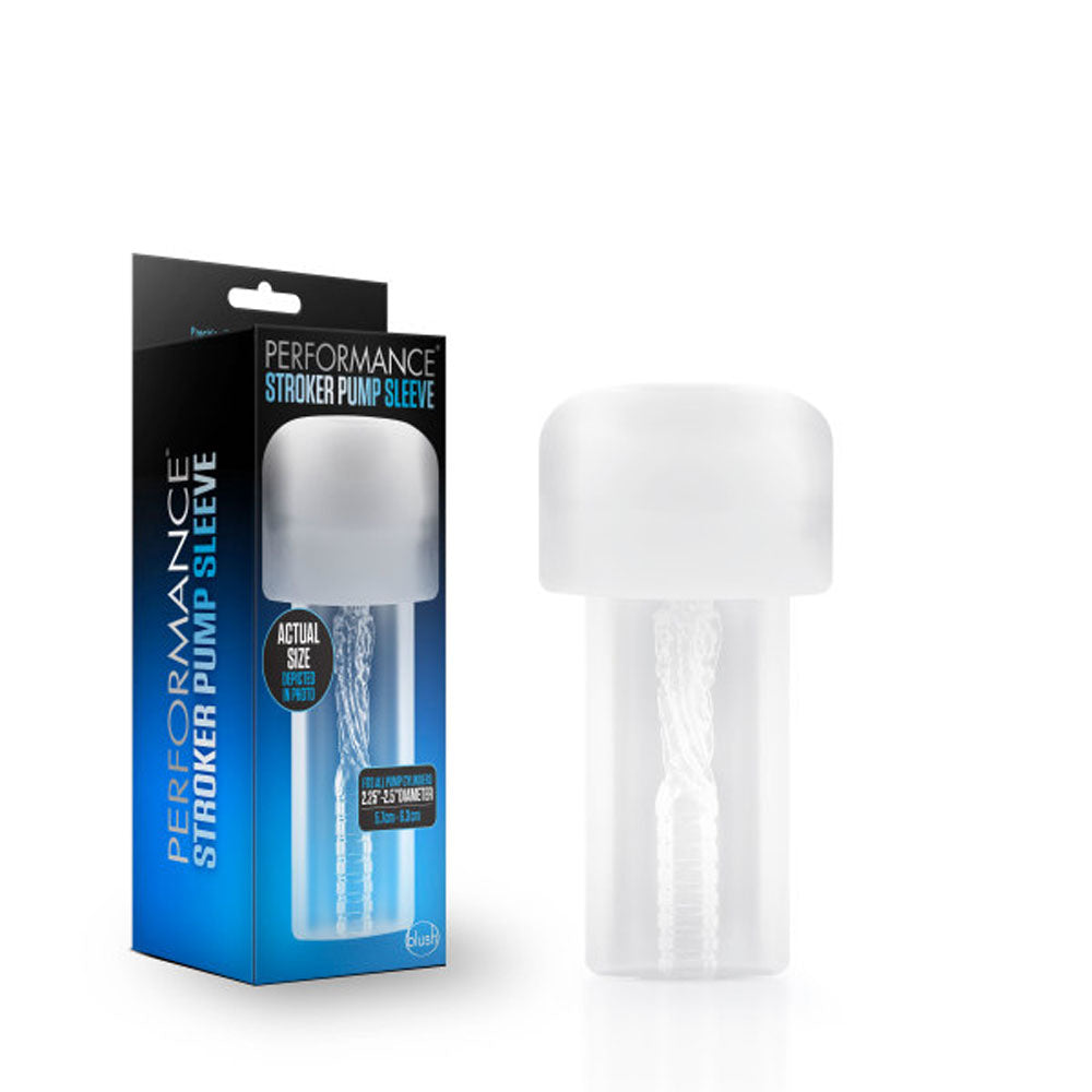 Blush Performance Stroker Pump Sleeve — Clear - BL-010409