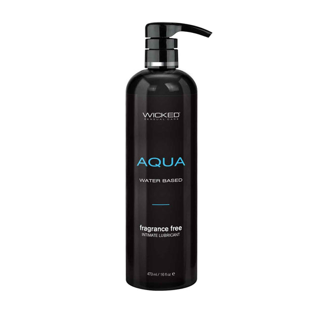 Wicked Sensual Care Aqua Lube 16 oz Water-Based Lubricant - WS-90116