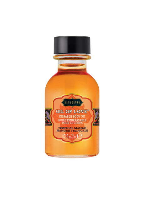 Kama Sutra Oil of Love — Tropical Mango Foreplay Oil, 0.75 fl oz - KS12005