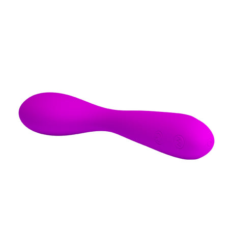 Pretty Love Nigel Rechargeable Vibrator — 30 Functions, Purple, 6.82 in - BI-014422