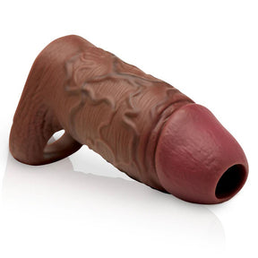 Curve Toys Jock Silicone Penis Extension Sleeve — Dark - CN1021-DARK