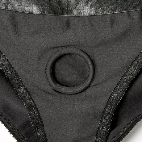 Sportsheets EmEx Active Crotchless Harness — Black XL - SS661-05