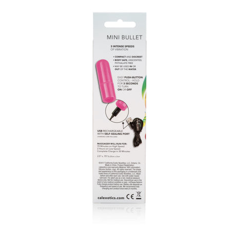 CalExotics Tiny Teasers Mini Bullet Vibrator — Compact, Beginner-Friendly - SE0038103