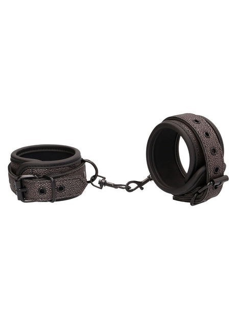 "Ouch - Elegant Ankle Cuffs - Titanium Grey OU-OU248GRY"