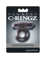 Fantasy C-Ringz Vibrating Super Ring Black by Pipedream