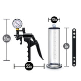 Performance - Vx8 Premium Penis Pump System With Silicone Cock Strap - Clear by Blush