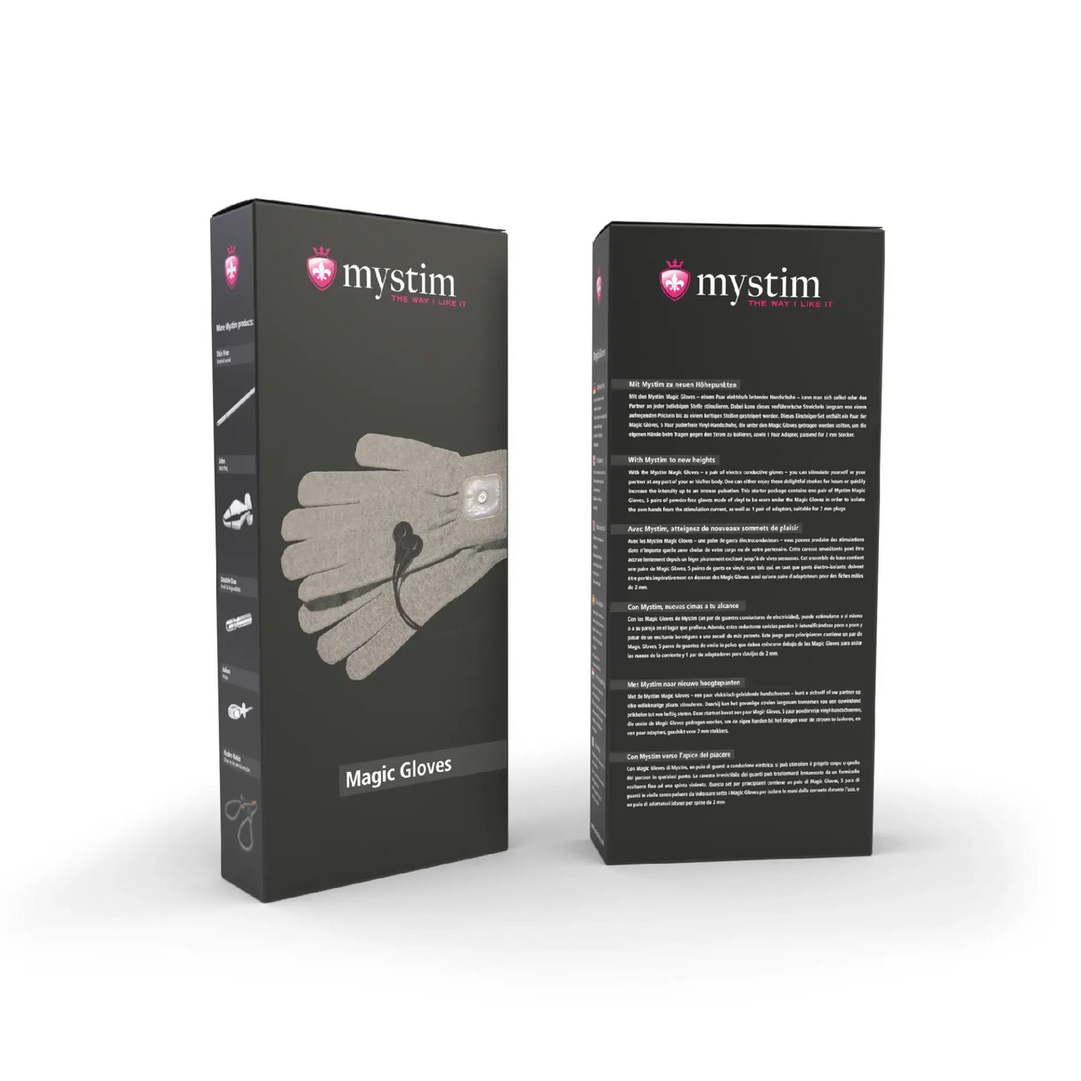 Mystim Magic Gloves — Bi-Polar E-Stim Glove Set - MY6000