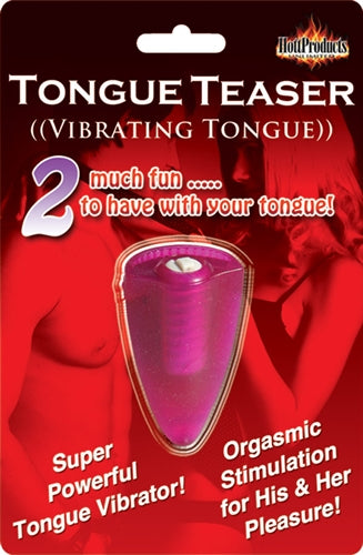 Hott Products Tongue Teaser Clit Stimulator — Magenta, 2 in - HTP2225