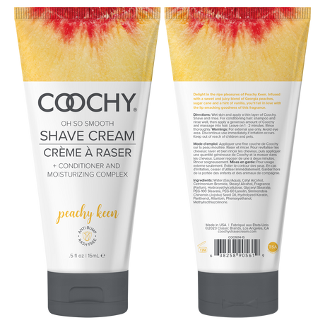 Coochy Peachy Keen Shave Cream — 0.5 fl oz (15 mL) - HP1061