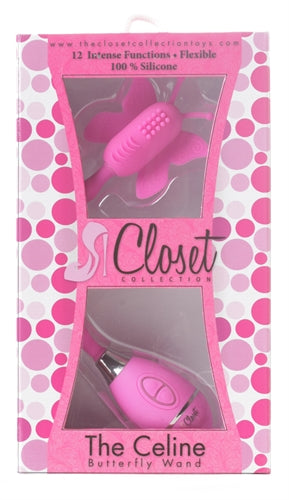 The Celine Butterfly Wand - Pink by The Closet Collection