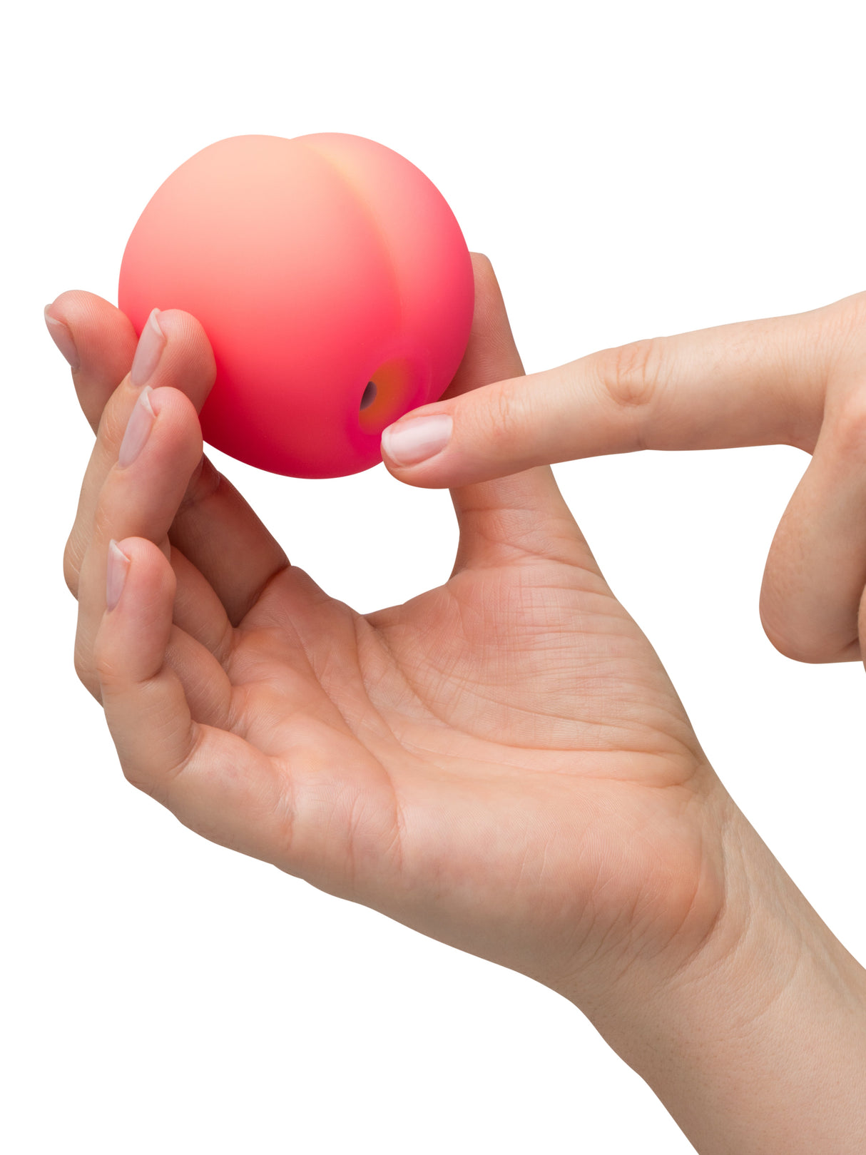 ROMP Pink Peach Pleasure Air Vibrator — 14 Intensity Levels - RM3093