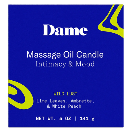 Dame Wild Lust Plant-Based Massage Oil Candle - DM1555