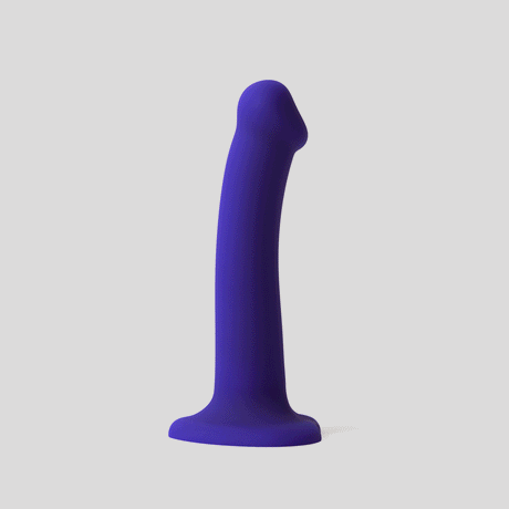 STRAP-ON-ME Glow LED Dildo, Medium — Purple - SM8743